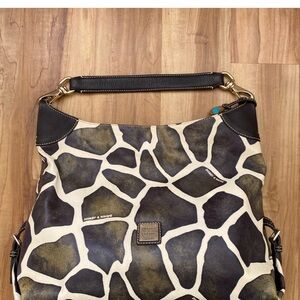 Dooney Bourke giraffe print purse